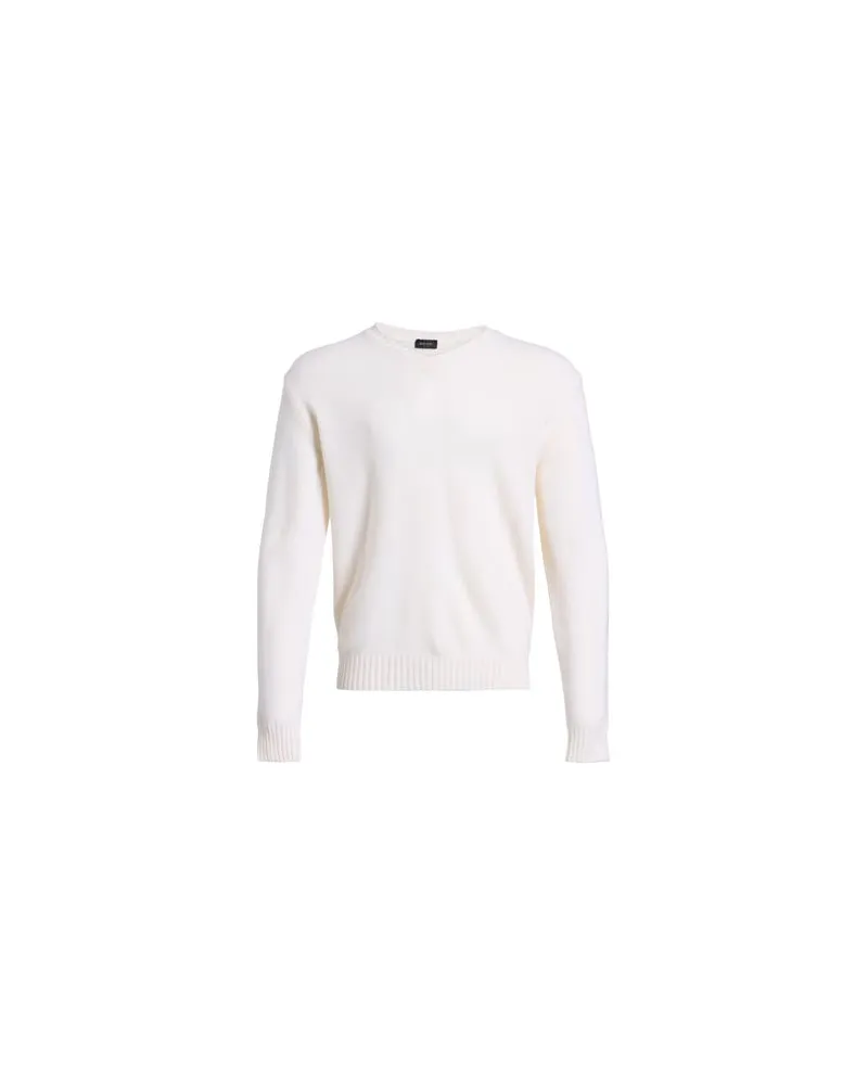 BASE Milano STRICKWAREN - Pulloverauf YOOX.COM Weiß