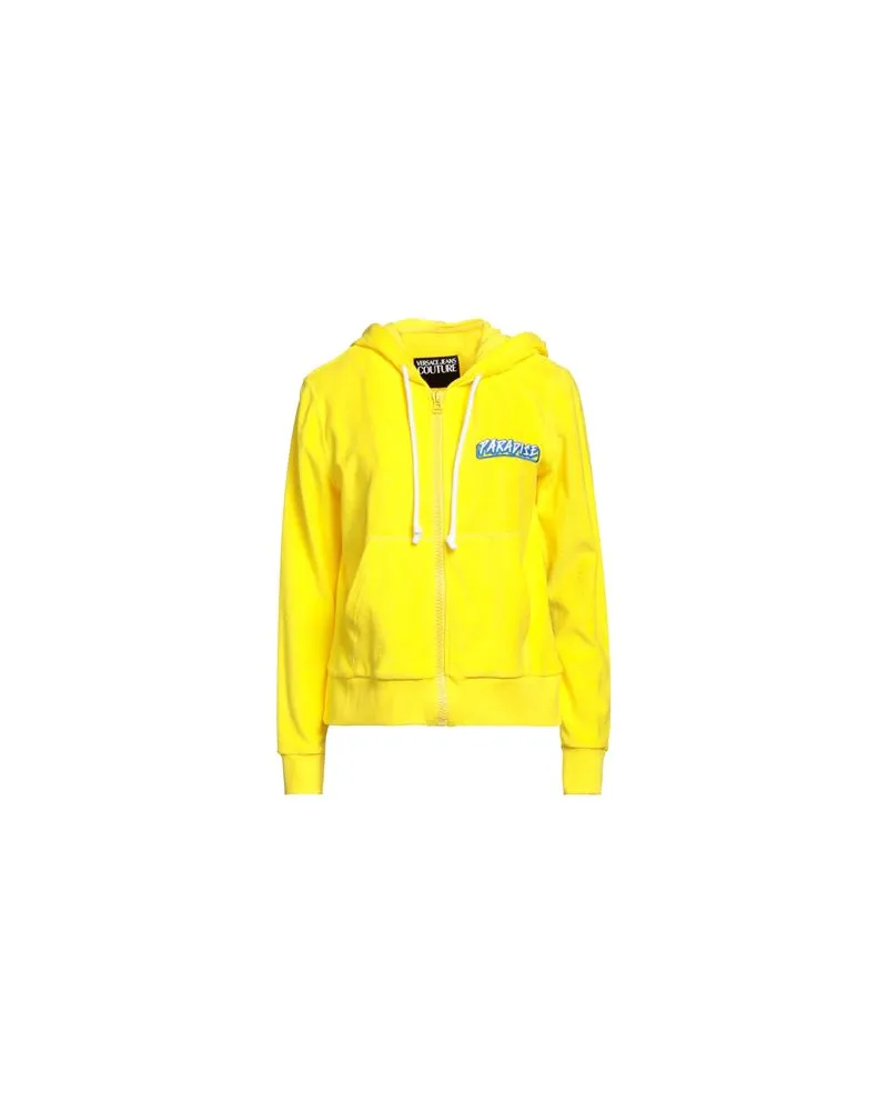 Versace Jeans TOPS - Sweatshirtsauf YOOX.COM Gelb
