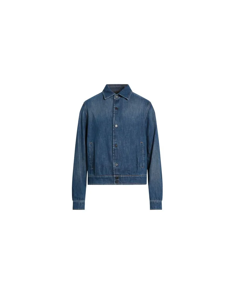 Lanvin JACKEN & MÄNTEL - Jeansjacken/Mäntelauf YOOX.COM Blau