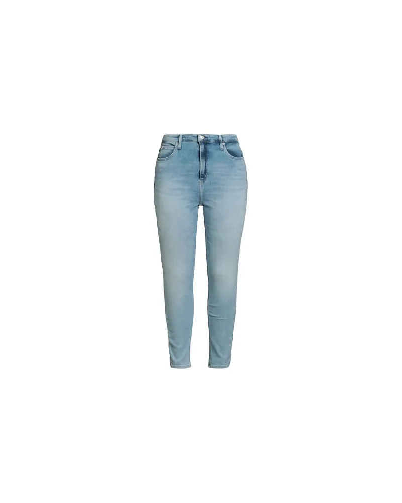 Calvin Klein HOSEN & RÖCKE - Jeanshosenauf YOOX.COM Blau
