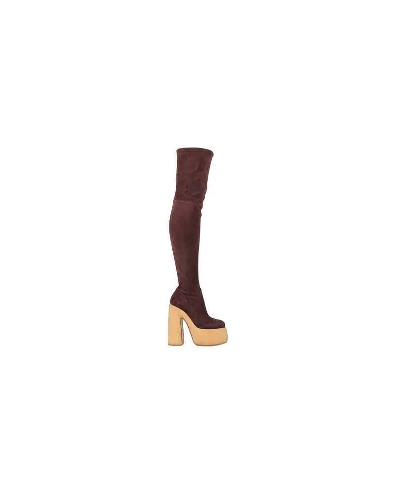 Casadei SCHUHE - Stiefelauf YOOX.COM Bordeaux