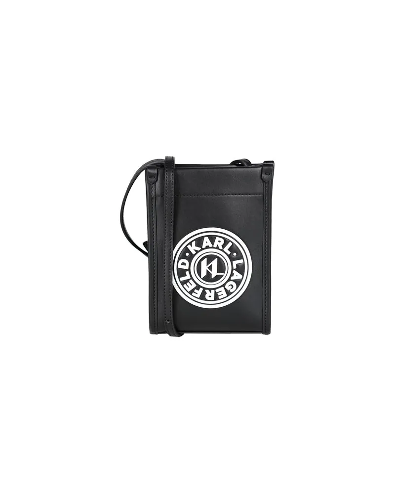 Karl Lagerfeld K/SKUARE PHONE POUCH - TASCHEN - Umhängetascheauf YOOX.COM Schwarz