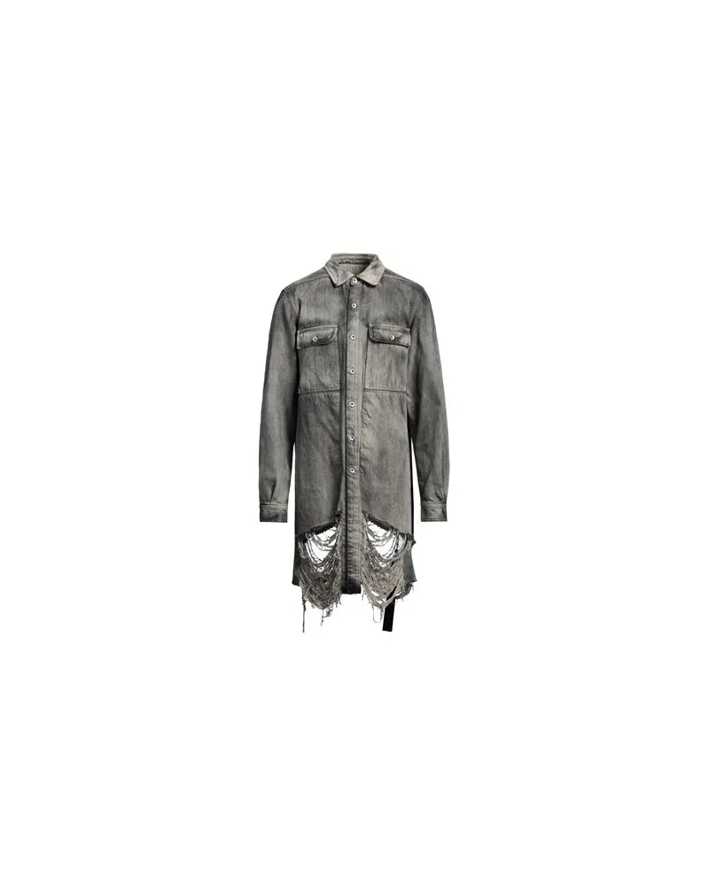 DRKSHDW by Rick Owens TOPS - Jeanshemdenauf YOOX.COM Braungrau