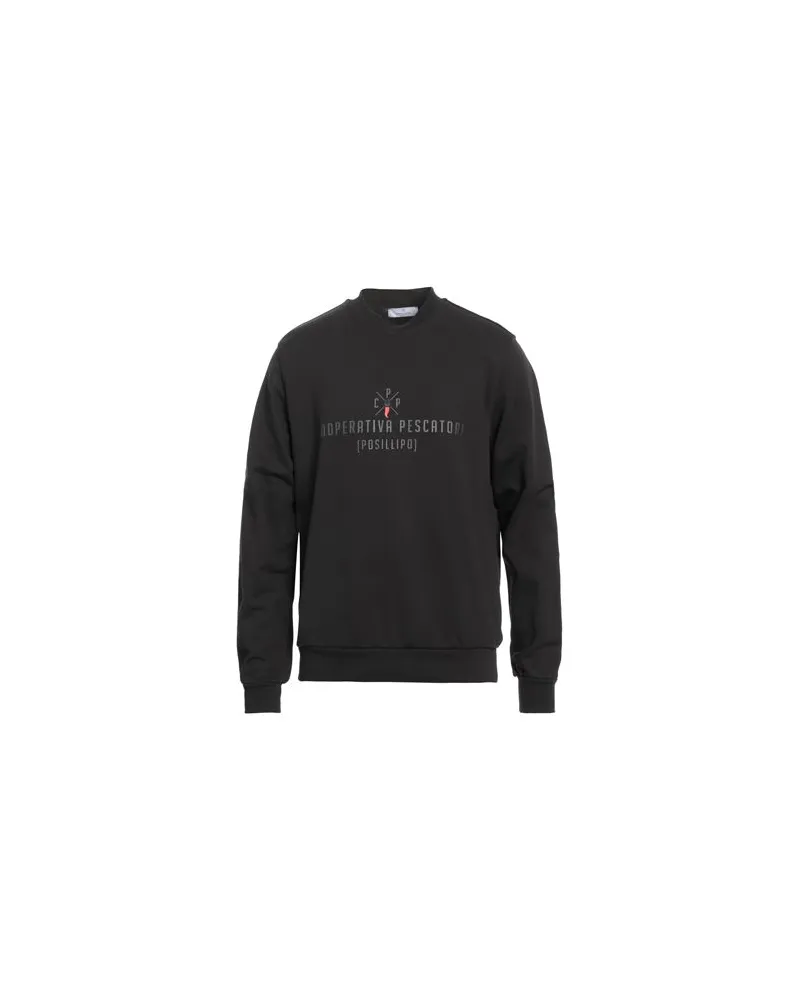 Cooperativa Pescatori Posillipo TOPS - Sweatshirtsauf YOOX.COM Schwarz
