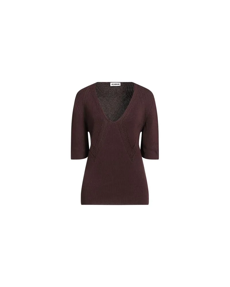 Jil Sander STRICKWAREN - Pulloverauf YOOX.COM Schokobraun