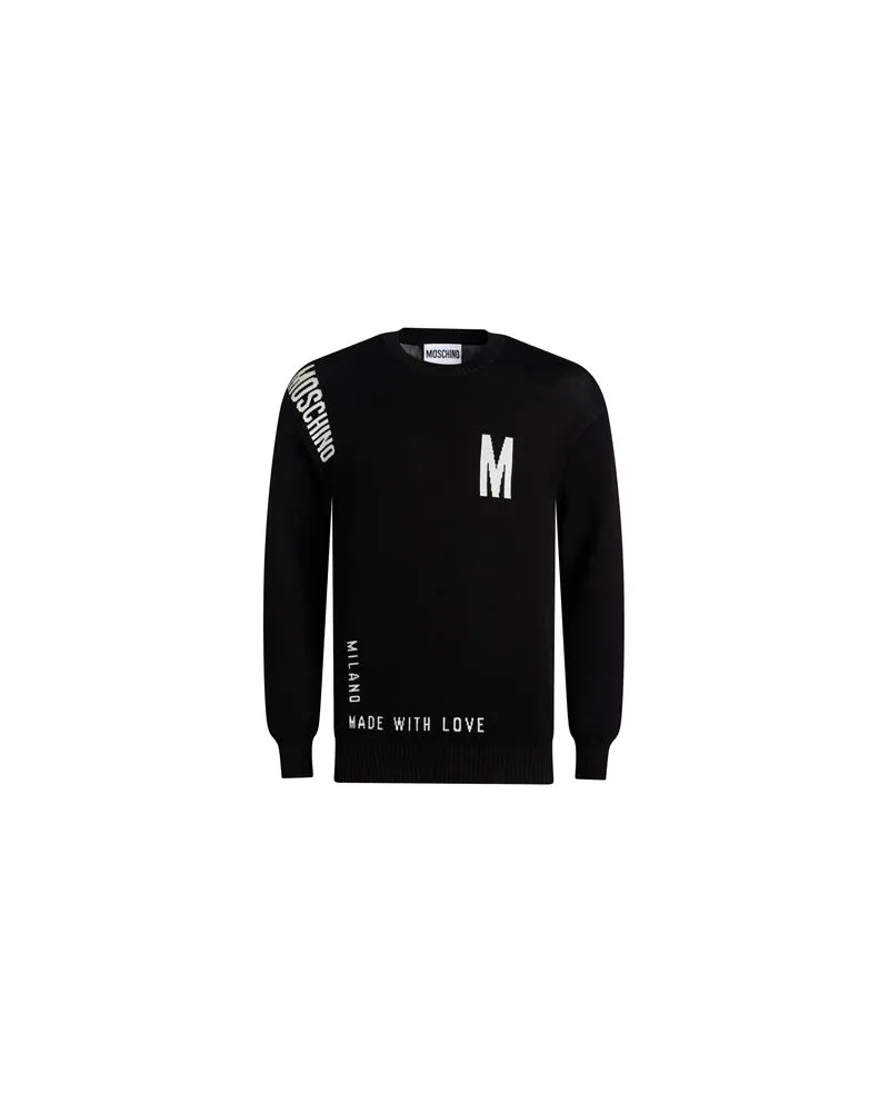 Moschino STRICKWAREN - Pulloverauf YOOX.COM Schwarz
