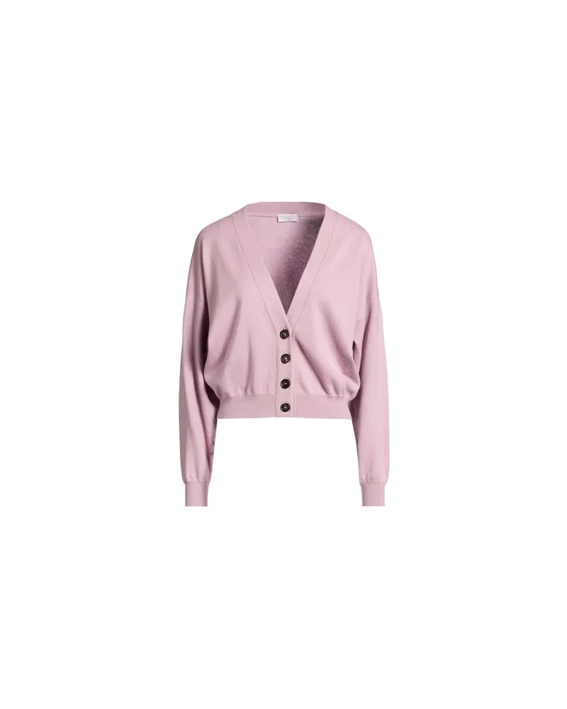 Brunello Cucinelli STRICKWAREN - Strickjackenauf YOOX.COM Antikrosa