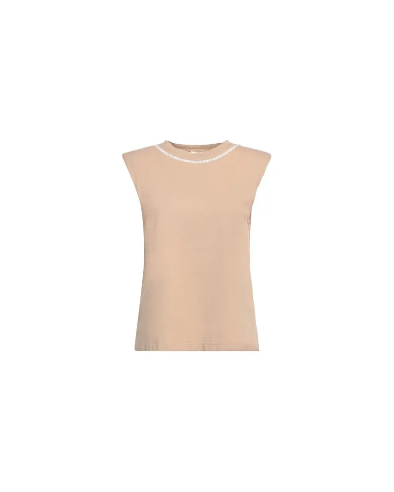 Semicouture TOPS - T-shirtsauf YOOX.COM Beige