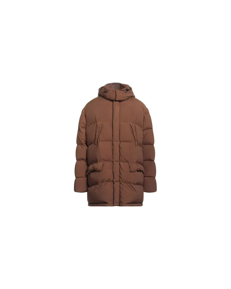 Mauro Grifoni JACKEN & MÄNTEL - Pufferjacken & Daunenjackenauf YOOX.COM Braun