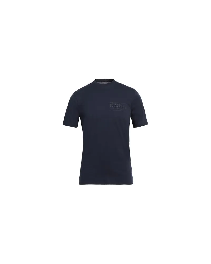 Armani Exchange TOPS - T-shirtsauf YOOX.COM Marineblau