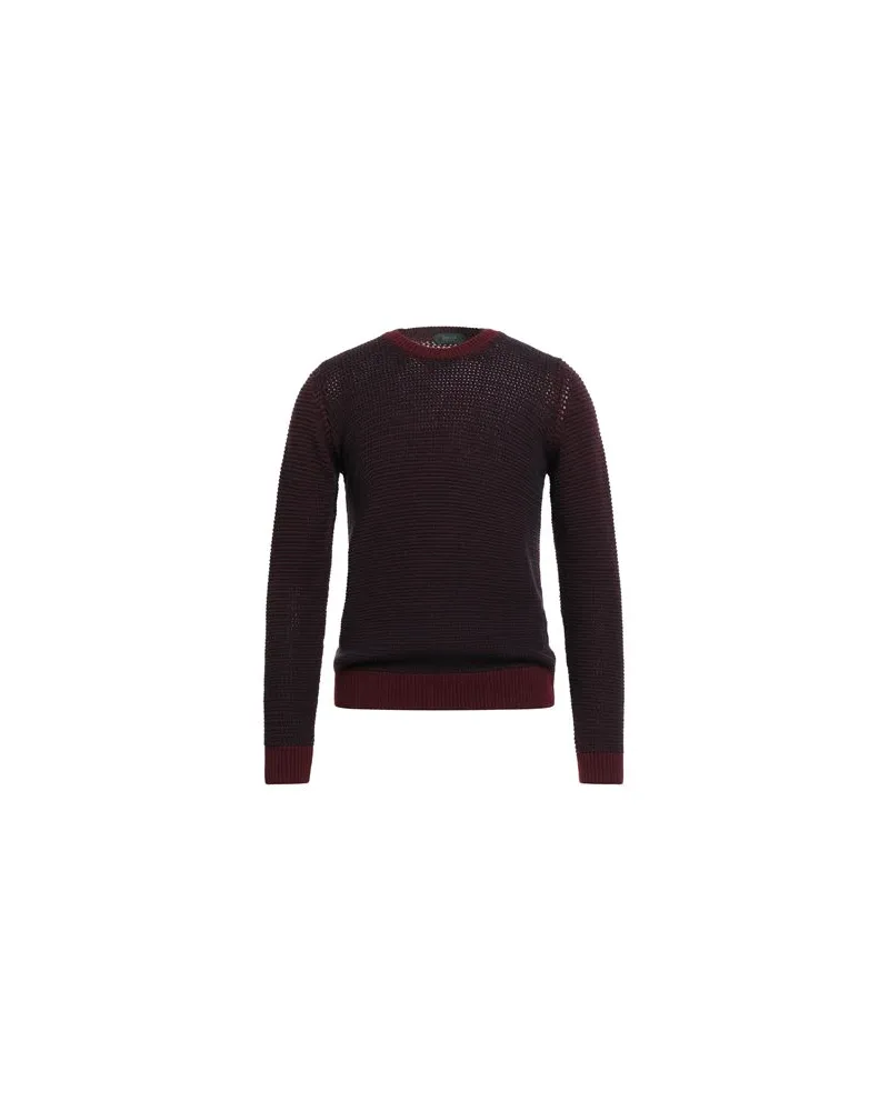 Zanone BY SLOWEAR - STRICKWAREN - Pulloverauf YOOX.COM Bordeaux