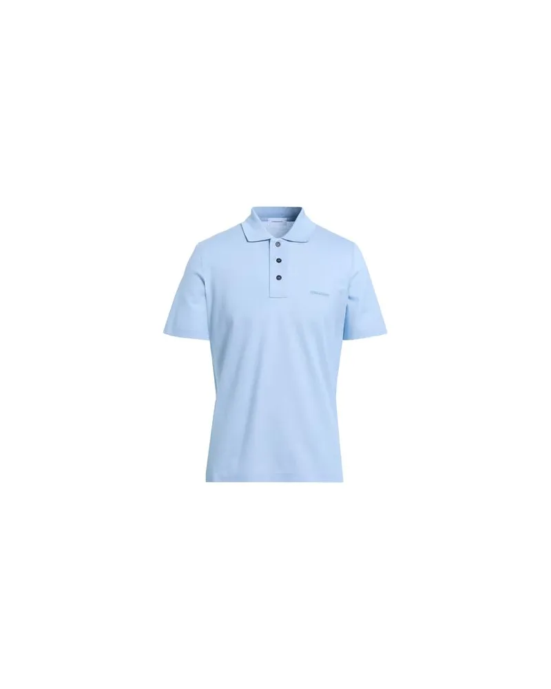 Ferragamo TOPS - Poloshirtsauf YOOX.COM Hellblau