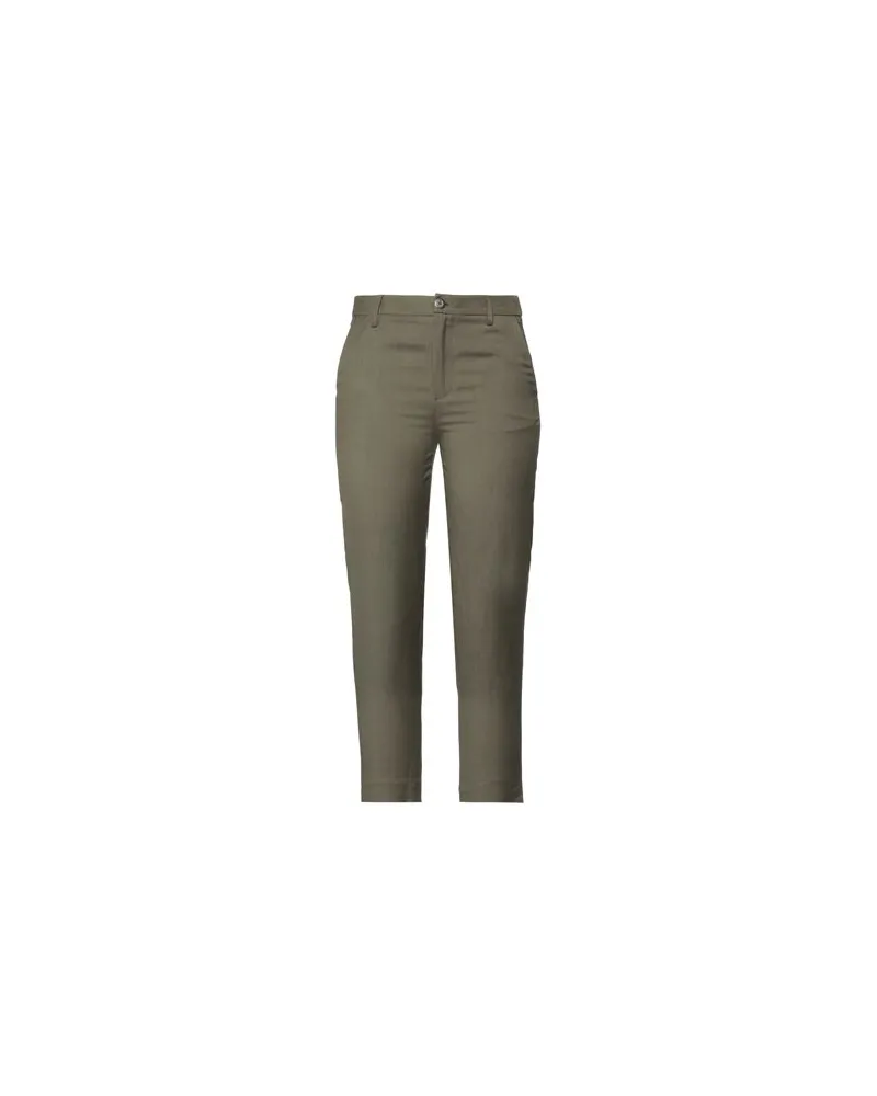 VIRNA DRÒ HOSEN & RÖCKE - Hosenauf YOOX.COM Militärgrün