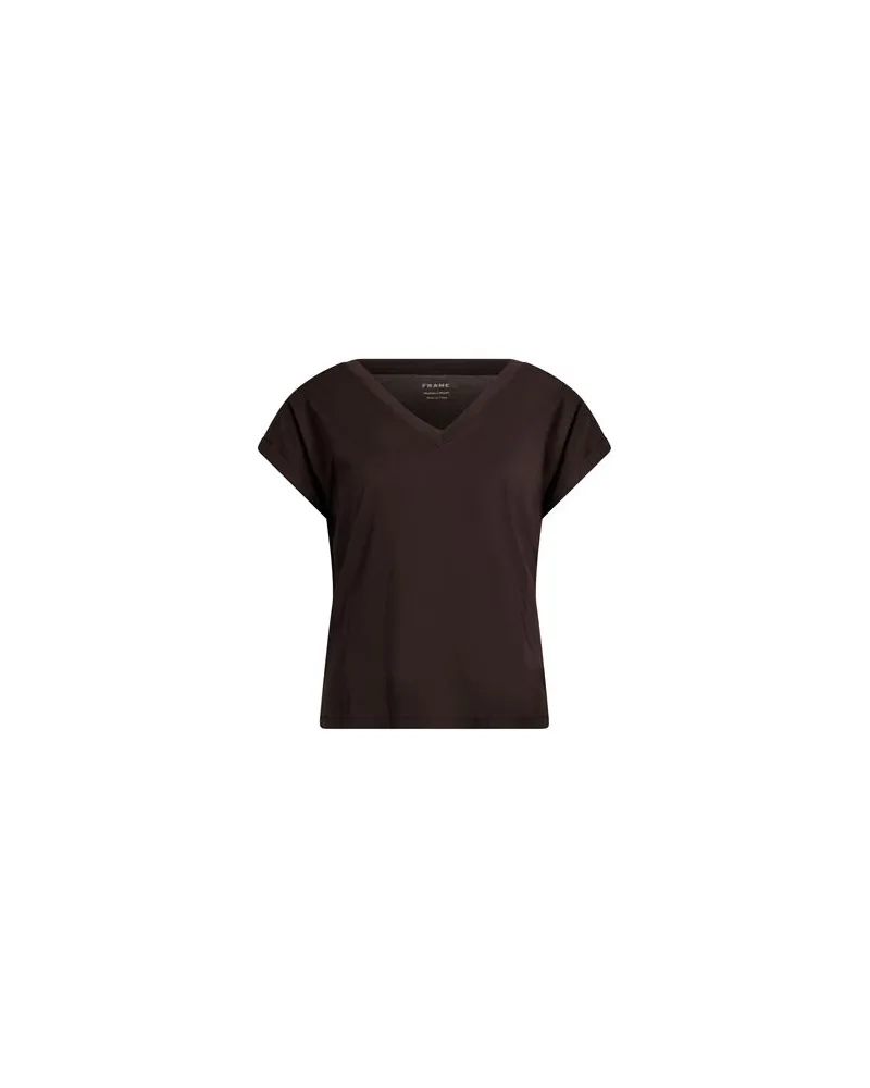 Frame Denim TOPS - T-shirtsauf YOOX.COM Dunkelbraun