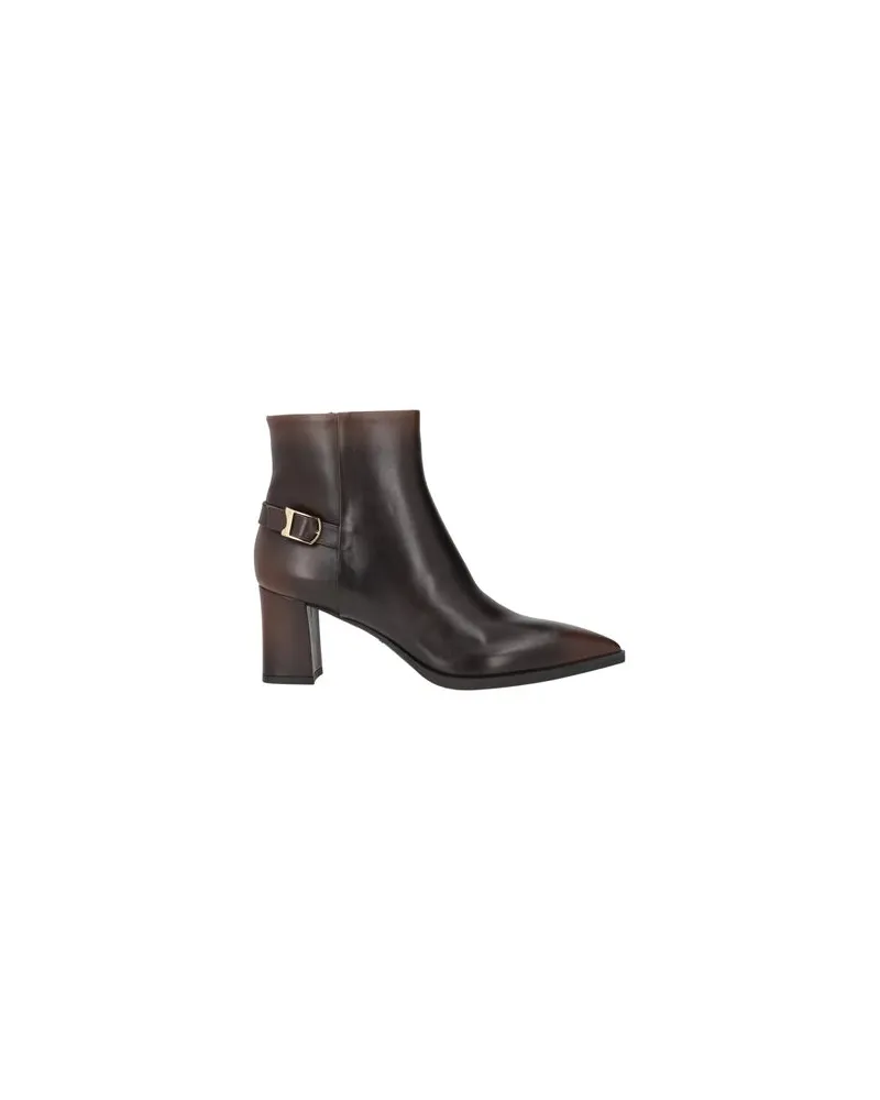 Santoni SCHUHE - Stiefelettenauf YOOX.COM Dunkelbraun