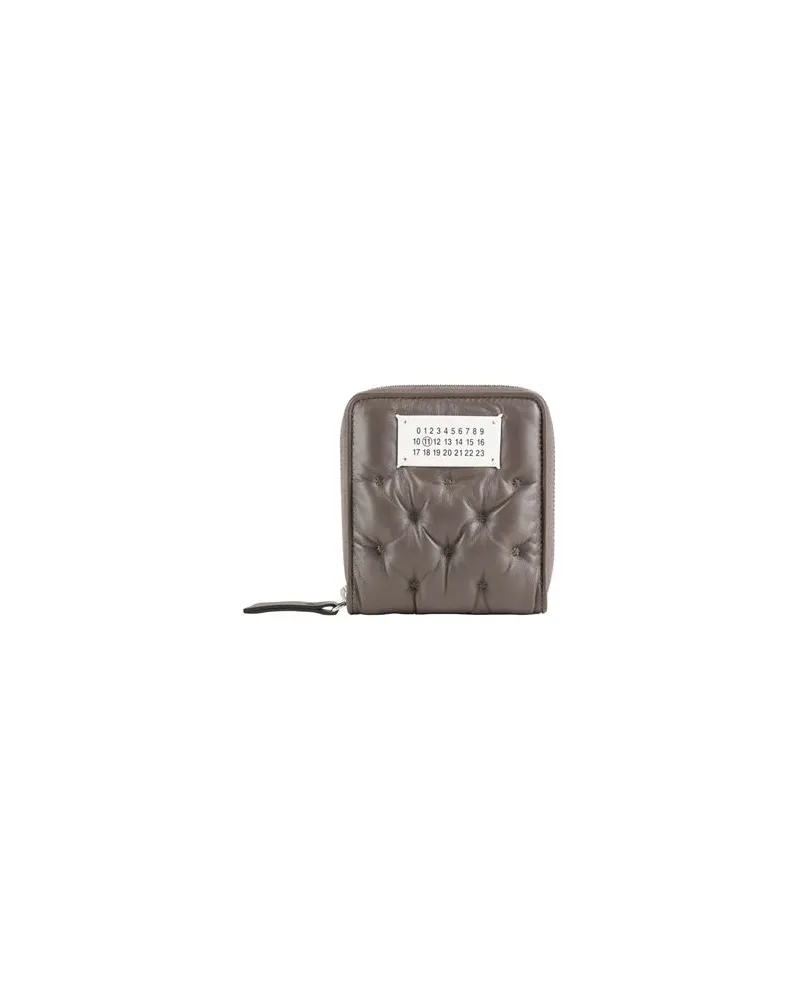 Maison Margiela Kleinlederwaren - Brieftaschenauf YOOX.COM Braungrau