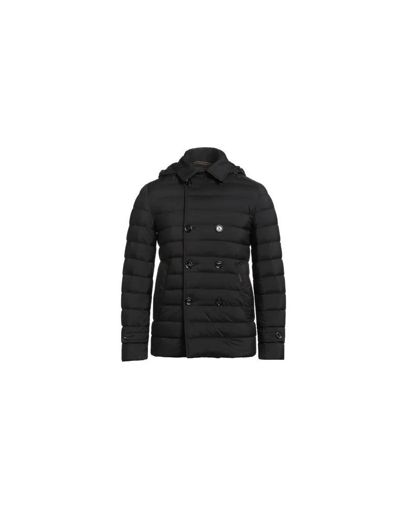 MOORER JACKEN & MÄNTEL - Pufferjacken & Daunenjackenauf YOOX.COM Schwarz