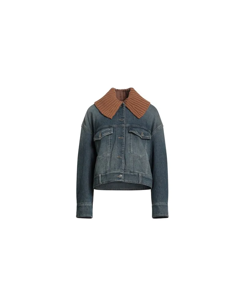 Dondup JACKEN & MÄNTEL - Jeansjacken/Mäntelauf YOOX.COM Blau