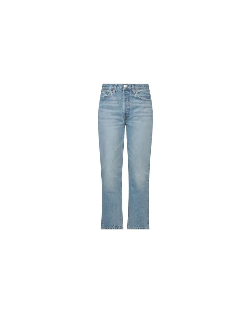 RE/DONE HOSEN & RÖCKE - Jeanshosenauf YOOX.COM Blau