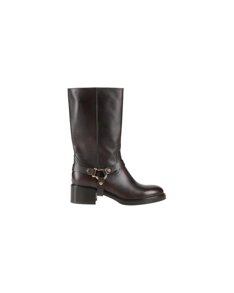 Chloé SCHUHE - Stiefelauf YOOX.COM Braun