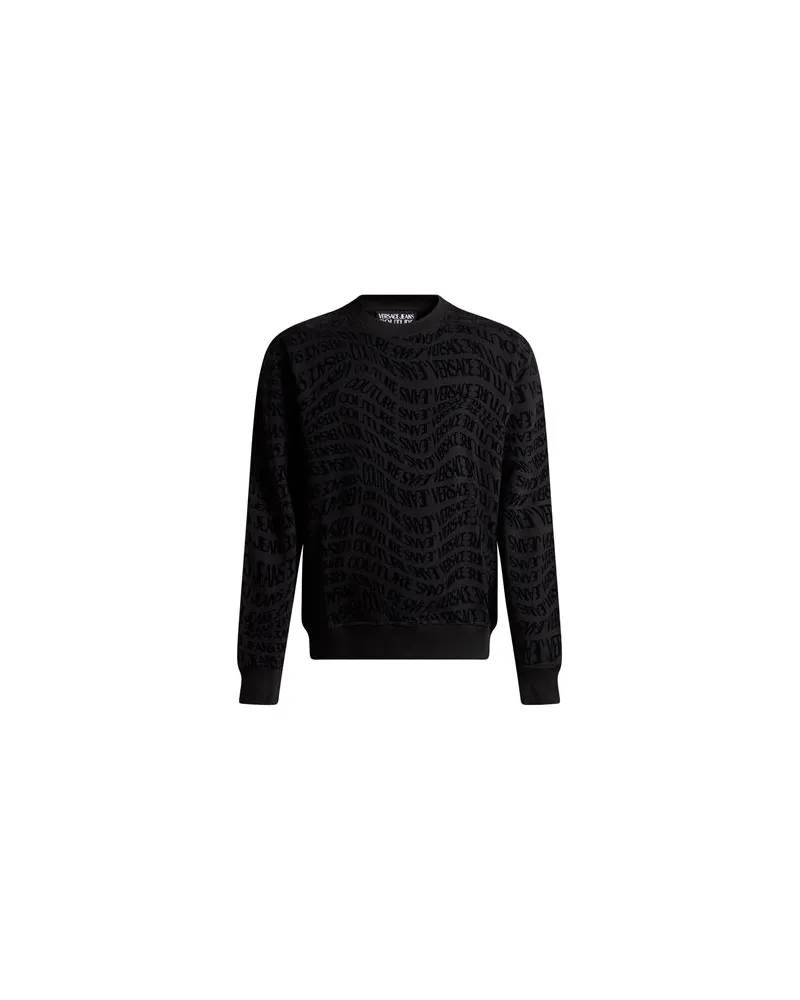 Versace Jeans TOPS - Sweatshirtsauf YOOX.COM Schwarz