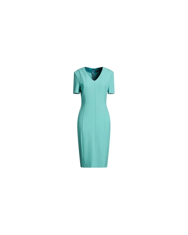 HUGO BOSS KLEIDER - Midi-Kleiderauf YOOX.COM Tūrkis
