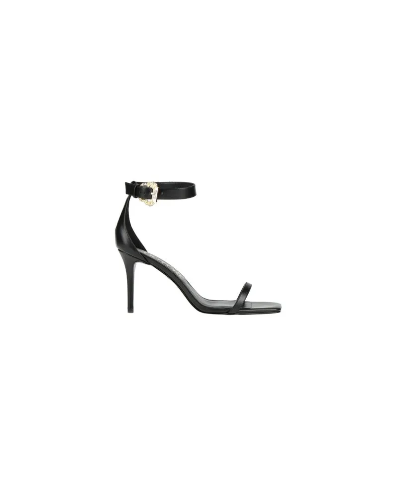 Versace Jeans SCHUHE - Sandalenauf YOOX.COM Schwarz