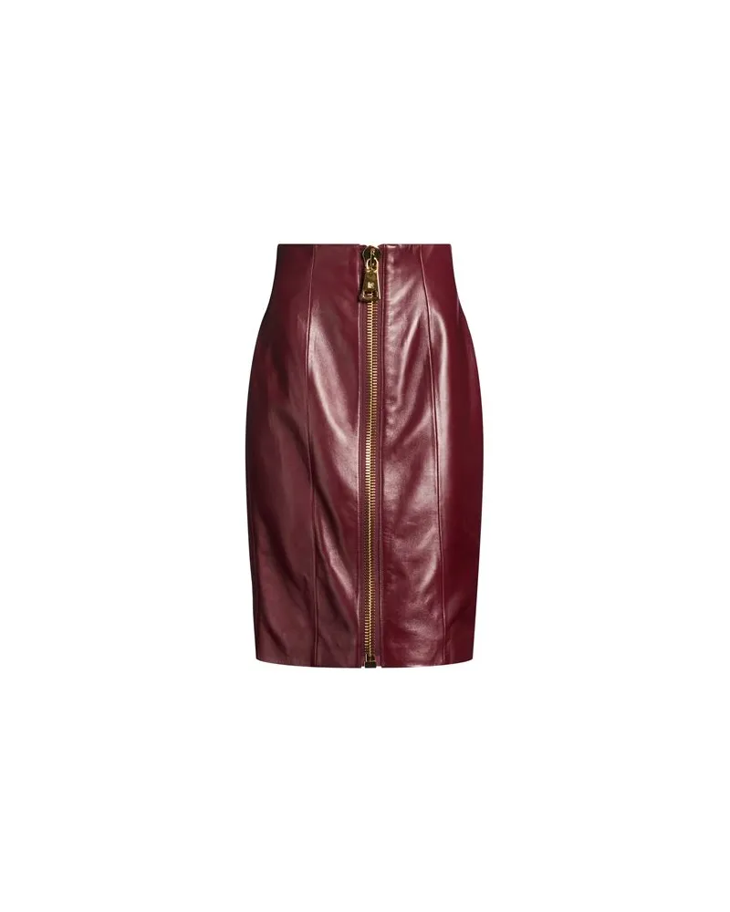 Balmain HOSEN & RÖCKE - Midi-Röckeauf YOOX.COM Bordeaux