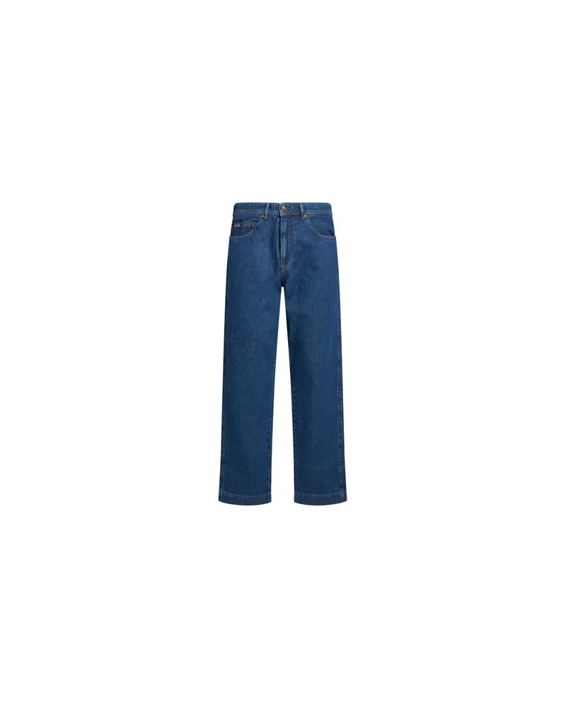 Versace Jeans HOSEN & RÖCKE - Jeanshosenauf YOOX.COM Blau