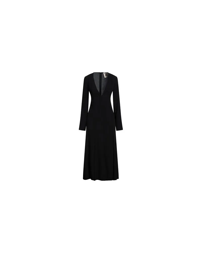 Semicouture KLEIDER - Midi-Kleiderauf YOOX.COM Schwarz