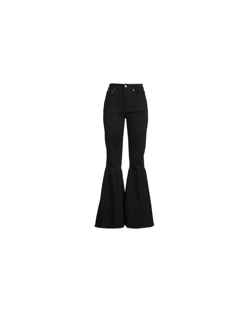 Maje HOSEN & RÖCKE - Jeanshosenauf YOOX.COM Schwarz