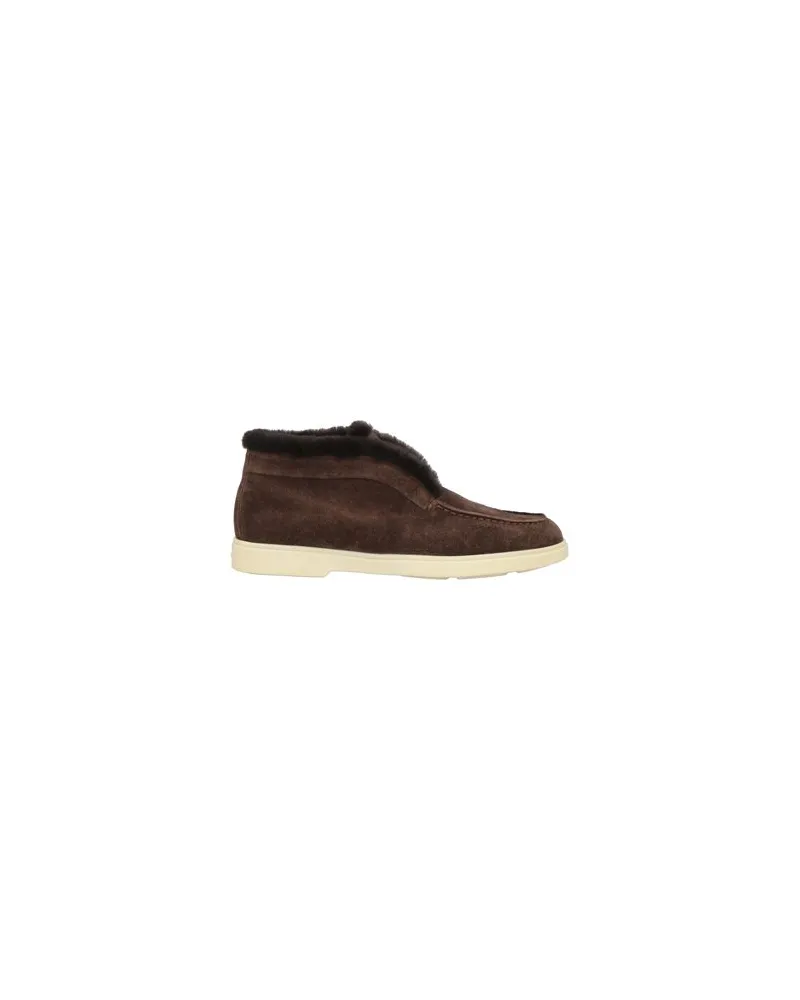 Santoni SCHUHE - Stiefelettenauf YOOX.COM Dunkelbraun