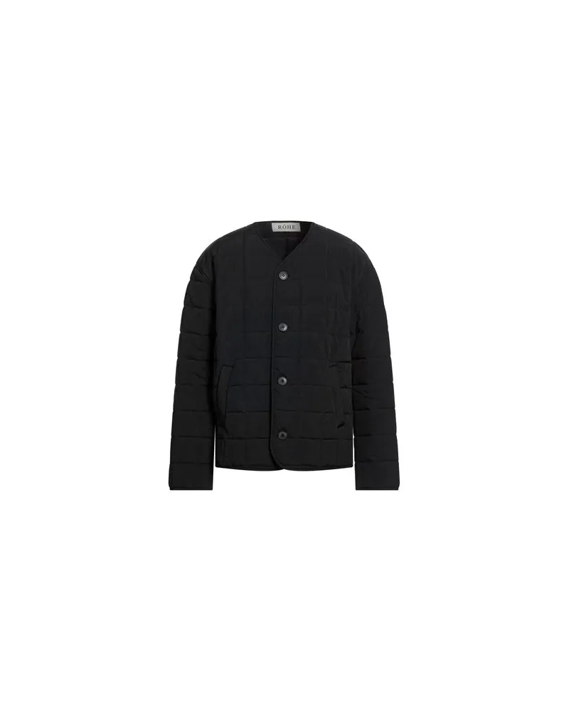 Róhe JACKEN & MÄNTEL - Pufferjacken & Daunenjackenauf YOOX.COM Schwarz