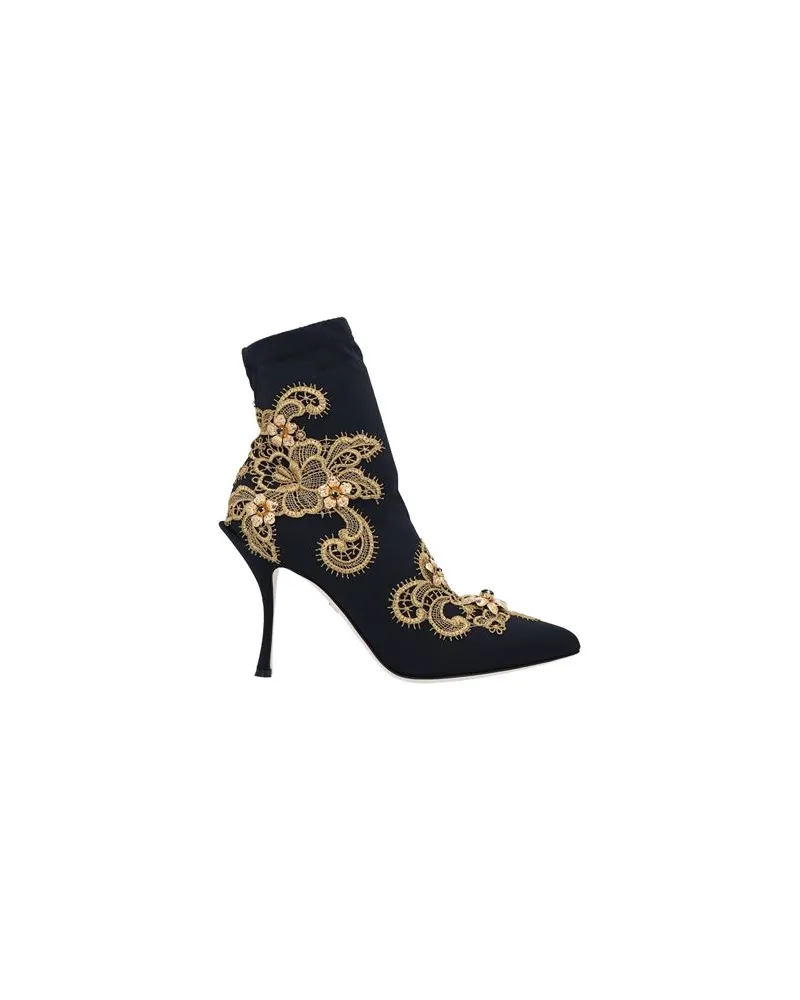 Dolce & Gabbana SCHUHE - Stiefelettenauf YOOX.COM Schwarz