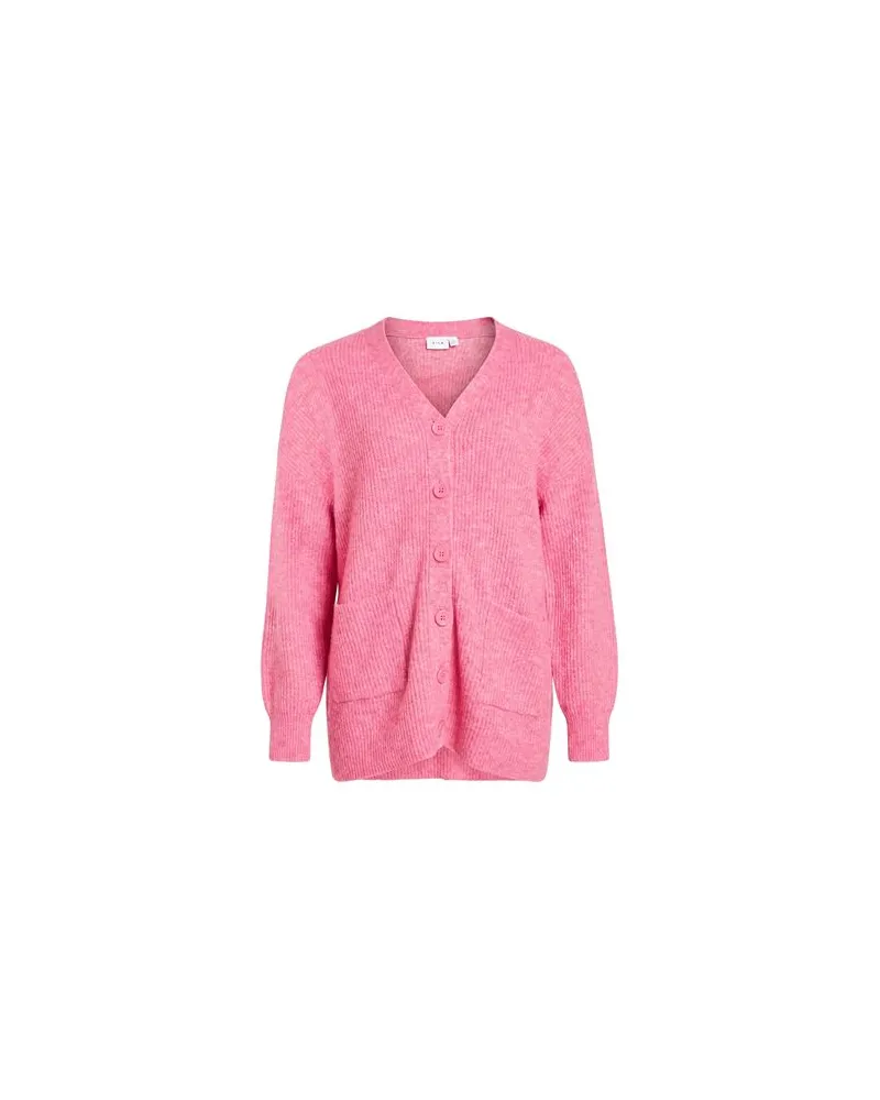 Vila STRICKWAREN - Strickjackenauf YOOX.COM Rosa