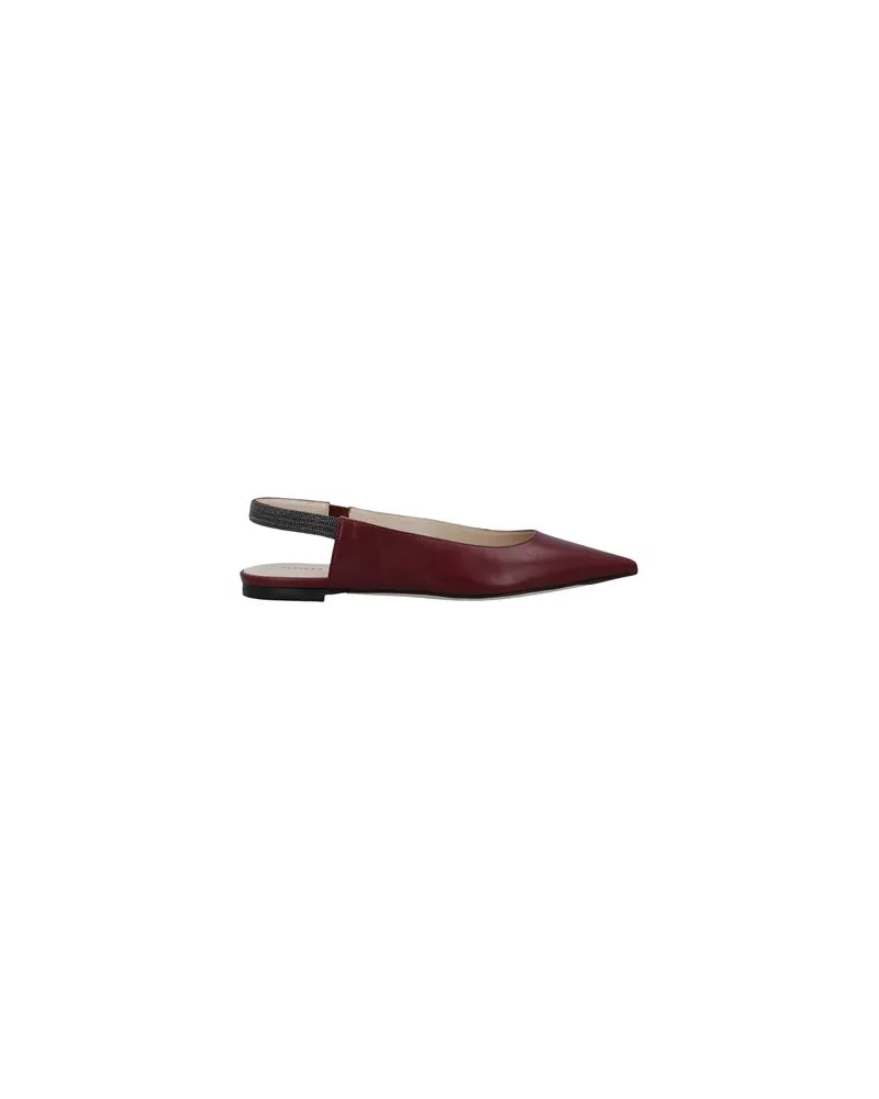 Fabiana Filippi SCHUHE - Ballerinasauf YOOX.COM Bordeaux