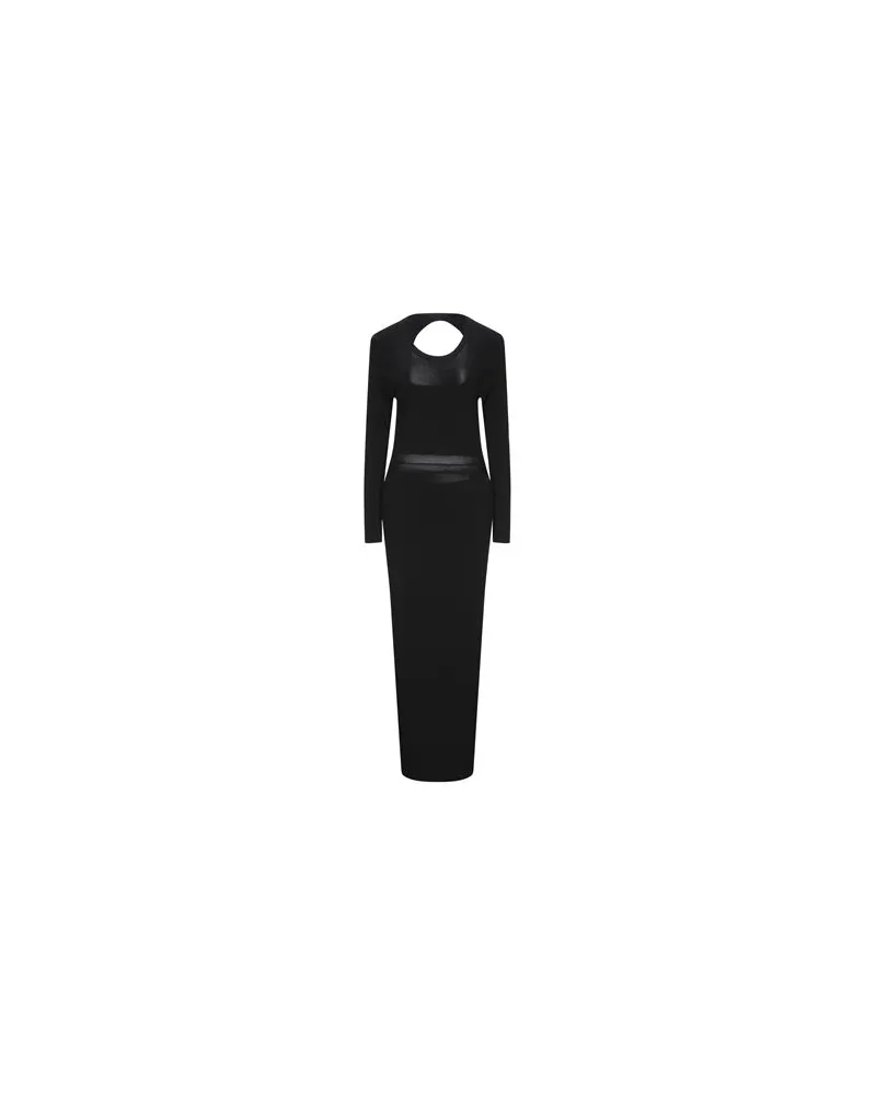 Armani Exchange KLEIDER - Maxi-Kleiderauf YOOX.COM Schwarz