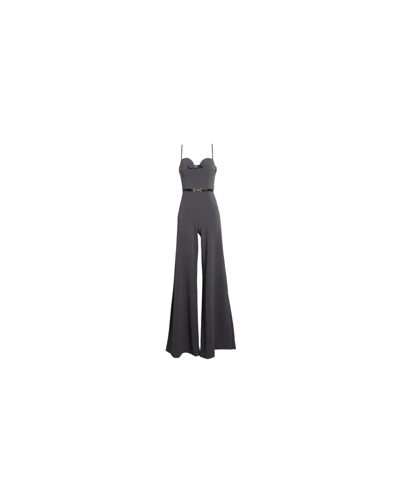 Elisabetta Franchi OVERALLS - Jumpsuitsauf YOOX.COM Grau