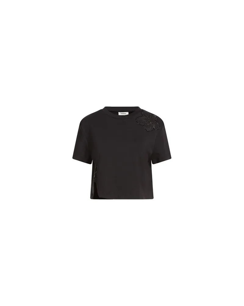 Sandro TOPS - T-shirtsauf YOOX.COM Schwarz