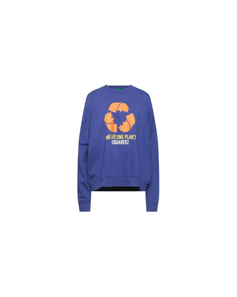 Dsquared2 TOPS - Sweatshirtsauf YOOX.COM Blau