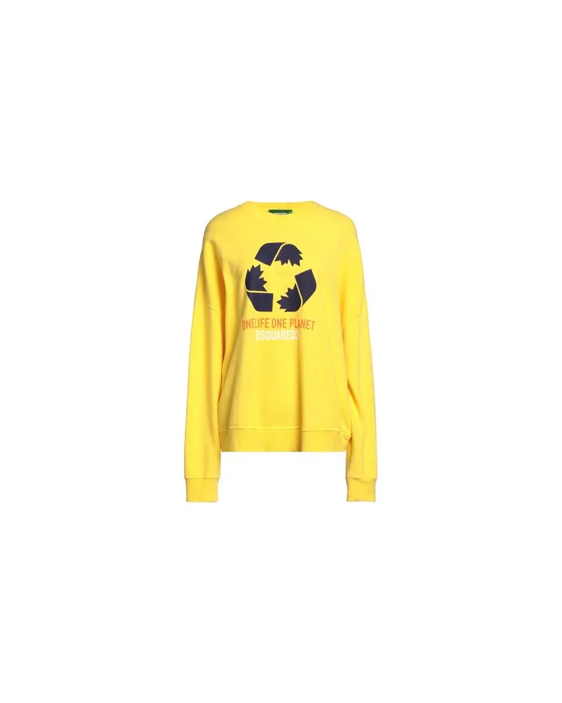 Dsquared2 TOPS - Sweatshirtsauf YOOX.COM Gelb