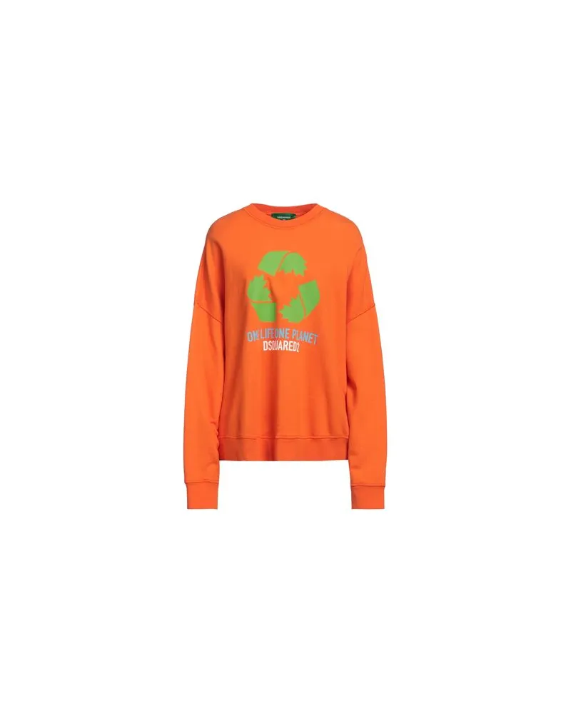 Dsquared2 TOPS - Sweatshirtsauf YOOX.COM Orange
