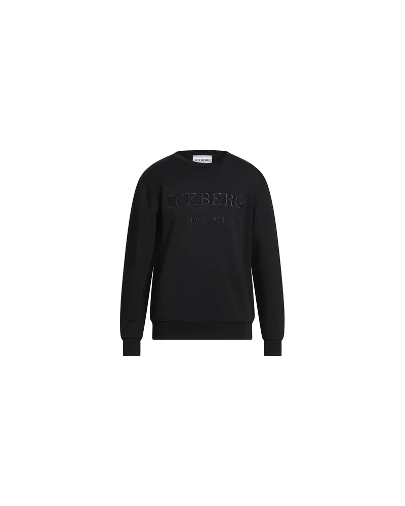 Iceberg FELPA  - TOPS - Sweatshirtsauf YOOX.COM Schwarz
