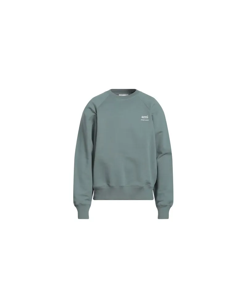 AMI Paris TOPS - Sweatshirtsauf YOOX.COM Salbeigrün