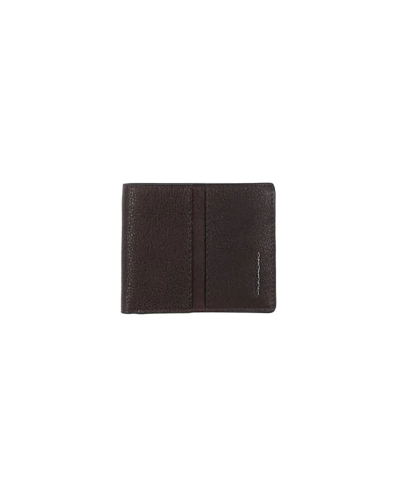 Piquadro Kleinlederwaren - Brieftaschenauf YOOX.COM Schokobraun