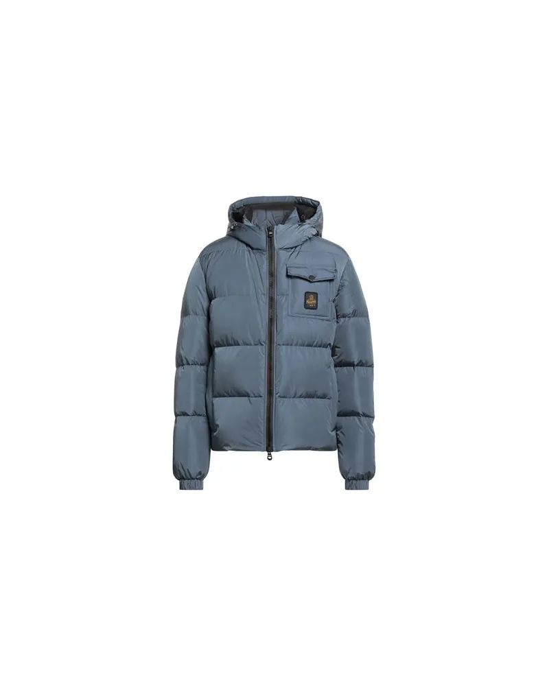 RefrigiWear JACKEN & MÄNTEL - Pufferjacken & Daunenjackenauf YOOX.COM Taubenblau