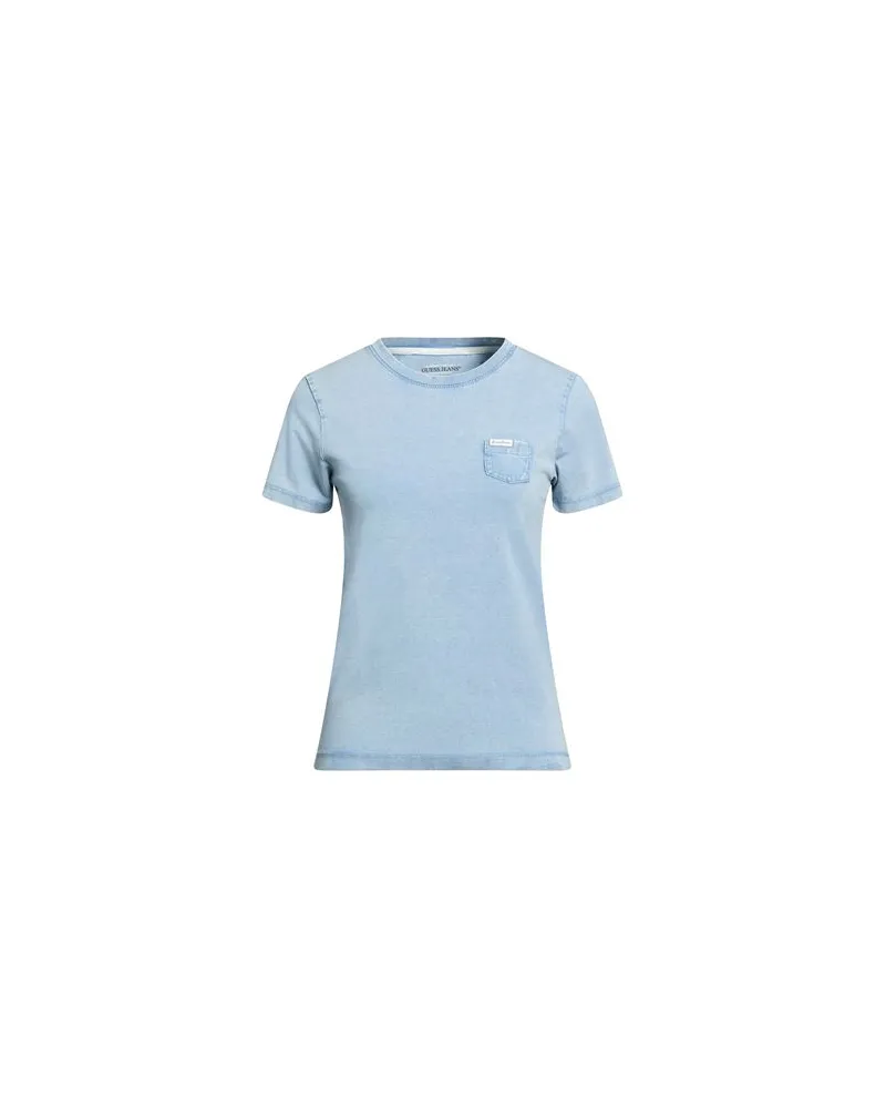 Guess TOPS - T-shirtsauf YOOX.COM Hellblau