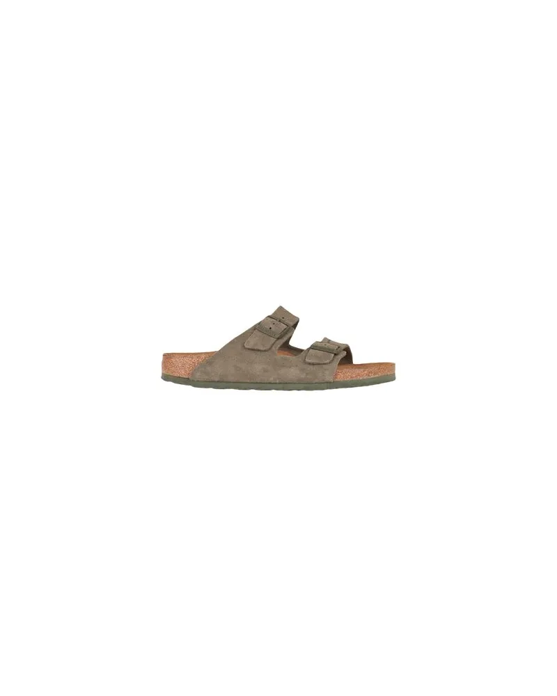 Birkenstock ARIZONA - SCHUHE - Sandalenauf YOOX.COM Militärgrün