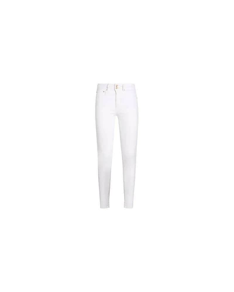 Guess HOSEN & RÖCKE - Jeanshosenauf YOOX.COM Elfenbein