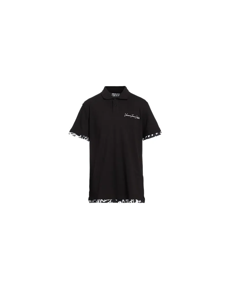 Versace Jeans TOPS - Poloshirtsauf YOOX.COM Schwarz